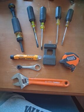 Klein Tools Hand Tool Lot - Orange/Black